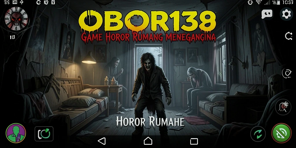 Antarmuka menegangkan dalam game horor OBOR138.