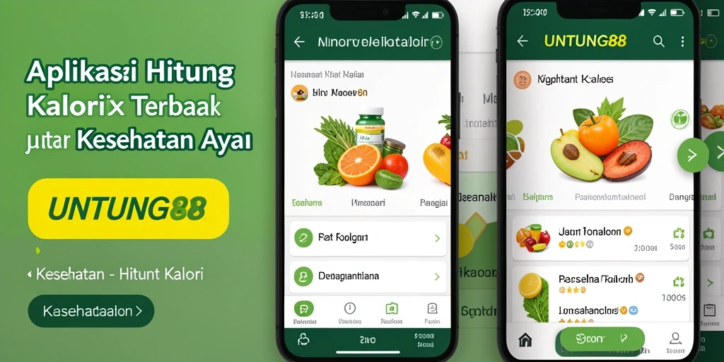 Antarmuka UNTUNG88 yang intuitif untuk menghitung kalori harian.