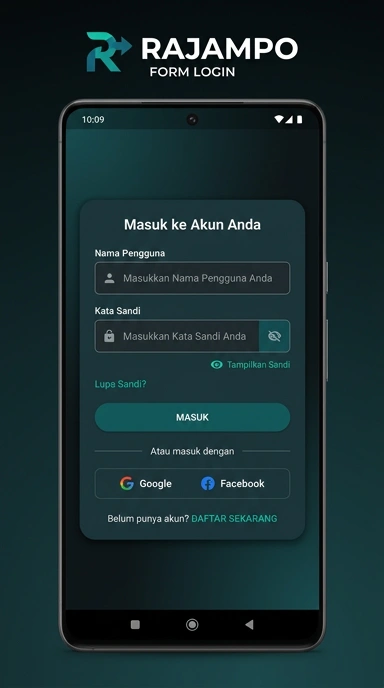 Panduan Login ke Akun rajampo untuk Pengguna Android